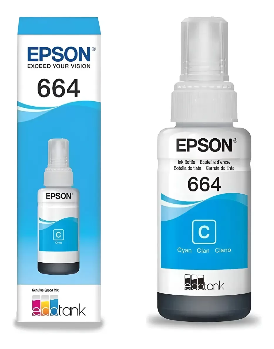 Refil de Tinta Epson L200 / L355 - 664220 - Ciano