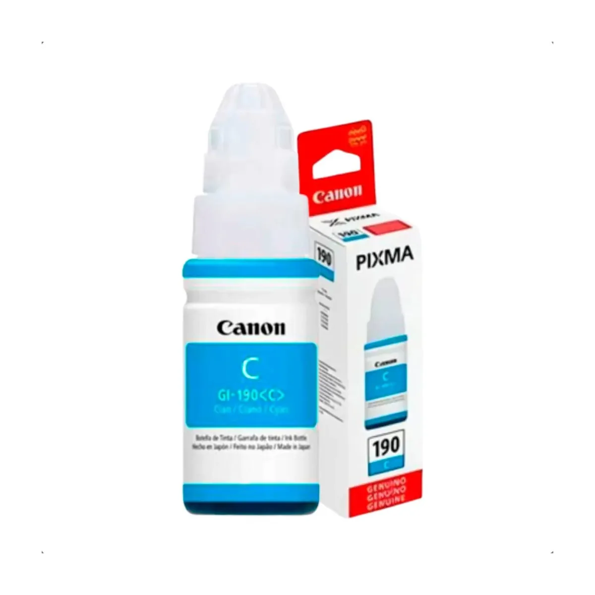 Refil de Tinta - Original - Canon - G190 Ciano