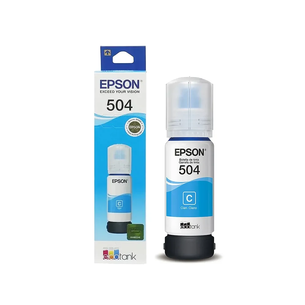 Refil de Tinta - Original - Epson - 504220 - Azul
